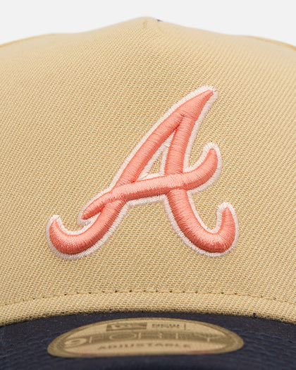 New Era Atlanta Braves 'Summer Injection' 9FORTY A-Frame Sidepatch Snapback Tan