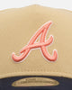 New Era Atlanta Braves 'Summer Injection' 9FORTY A-Frame Sidepatch Snapback Tan