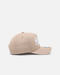 New Era New York Yankees X Los Angeles Dodgers 'Dual Logo' 9FORTY A-Frame Snapback Camel
