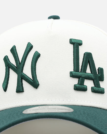 New Era New York Yankees X Los Angeles Dodgers 'Dual Logo' 9FORTY A-Frame Snapback Chrome/Dark Green