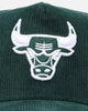 New Era Chicago Bulls 'Dark Green Cord' 9FORTY A-Frame Snapback Dark Green