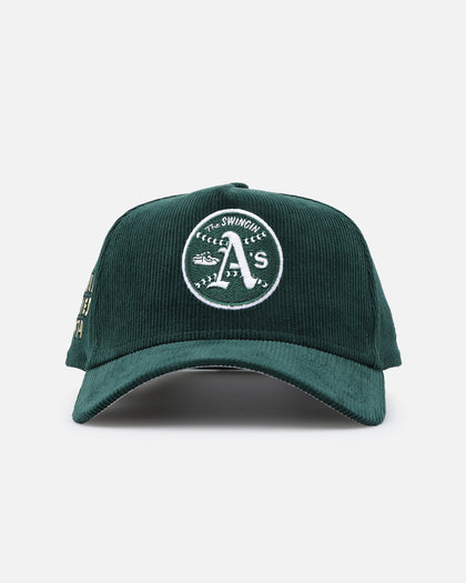 New Era Oakland Athletics 'Dark Green Cord' 9FORTY A-Frame Snapback Dark Green