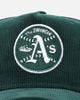 New Era Oakland Athletics 'Dark Green Cord' 9FORTY A-Frame Snapback Dark Green