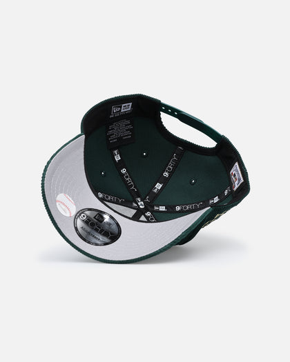 New Era Oakland Athletics 'Dark Green Cord' 9FORTY A-Frame Snapback Dark Green