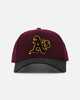 New Era Oakland Athletics 'Large Chenille' 9FORTY A-Frame Snapback Maroon