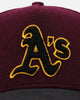 New Era Oakland Athletics 'Large Chenille' 9FORTY A-Frame Snapback Maroon