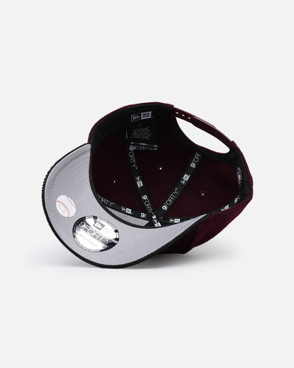 New Era Oakland Athletics 'Large Chenille' 9FORTY A-Frame Snapback Maroon