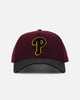 New Era Philadelphia Phillies 'Large Chenille' 9FORTY A-Frame Snapback Maroon
