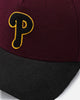 New Era Philadelphia Phillies 'Large Chenille' 9FORTY A-Frame Snapback Maroon