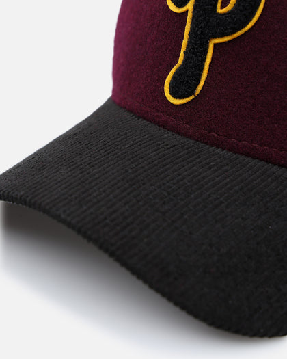 New Era Philadelphia Phillies 'Large Chenille' 9FORTY A-Frame Snapback Maroon