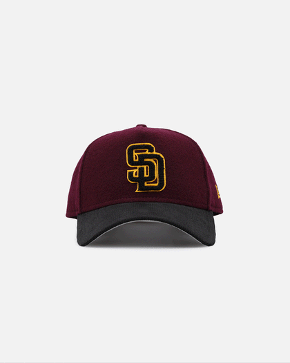 New Era San Diego Padres 'Large Chenille' 9FORTY A-Frame Snapback Maroon