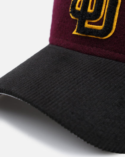 New Era San Diego Padres 'Large Chenille' 9FORTY A-Frame Snapback Maroon