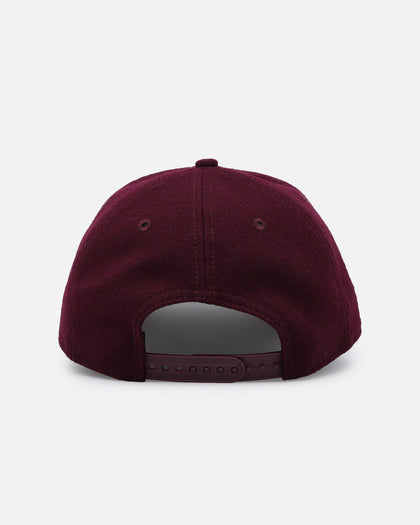 New Era Seattle Mariners 'Large Chenille' 9FORTY A-Frame Snapback Maroon