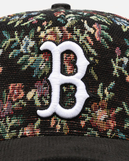 New Era Boston Red Sox 'Floral Tapestry' 9FORTY A-Frame Snapback Tapestry/Black