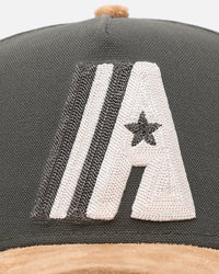 New Era Houston Astros 'Moss Canvas Wheat' 9FORTY A-Frame Snapback Moss Canvas/Ivory