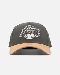 New Era Los Angeles Lakers 'Moss Canvas Wheat' 9FORTY A-Frame Snapback Moss Canvas/Ivory