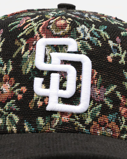 New Era San Diego Padres 'Floral Tapestry' 9FORTY A-Frame Snapback Tapestry/Black