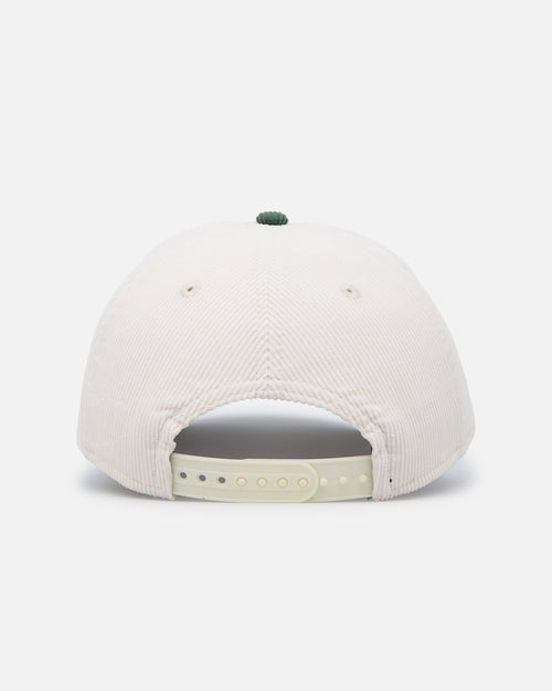 New Era Atlanta Braves 'Heritage Golf' Pre-Curved Golfer Snapback Chrome White