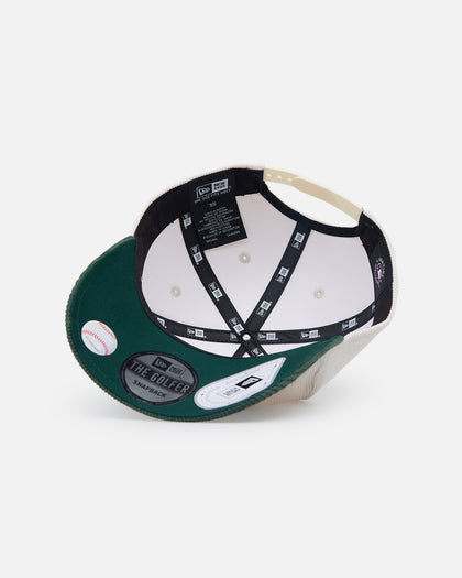 New Era Atlanta Braves 'Heritage Golf' Pre-Curved Golfer Snapback Chrome White