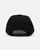 New Era Atlanta Braves 'Corduroy Suede' Pre-Curved Golfer Snapback Washed Black