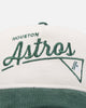 New Era Houston Astros 'Heritage Golf' Pre-Curved Golfer Snapback Chrome White