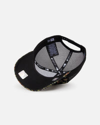 New Era Las Vegas Raiders 'Black Floral Tapestry' 9FORTY A-Frame Trucker Snapback Tapestry
