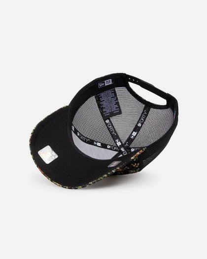 New Era Las Vegas Raiders 'Black Floral Tapestry' 9FORTY A-Frame Trucker Snapback Tapestry