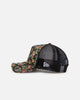 New Era Los Angeles Dodgers 'Black Floral Tapestry' 9FORTY A-Frame Trucker Snapback Tapestry