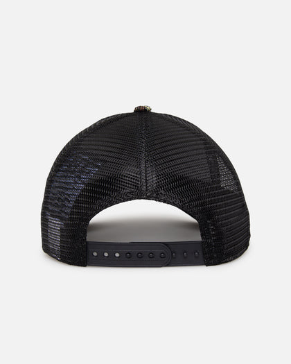 New Era San Diego Padres 'Black Floral Tapestry' 9FORTY A-Frame Trucker Snapback Tapestry