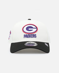 New Era Green Bay Packers 'Neon Nights' 9FORTY Snapback Chrome/Black