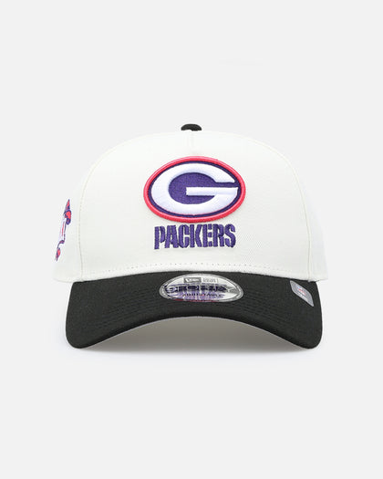 New Era Green Bay Packers 'Neon Nights' 9FORTY Snapback Chrome/Black
