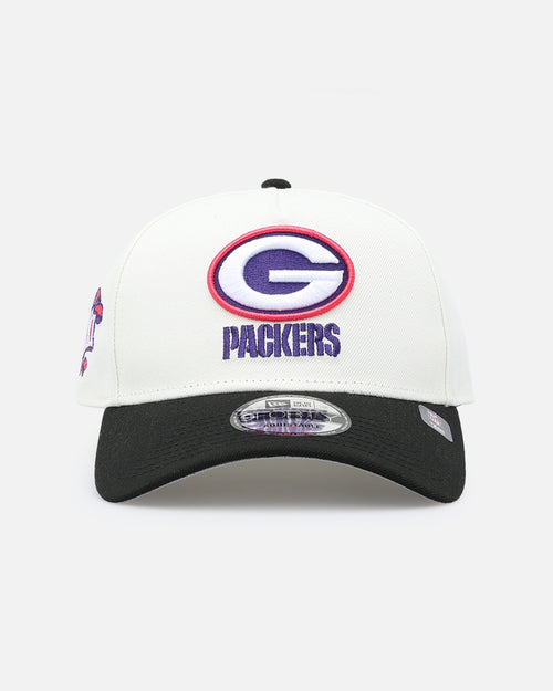 New Era Green Bay Packers 'Neon Nights' 9FORTY Snapback Chrome/Black