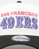 New Era San Francisco 49ers 'Neon Nights' 9FORTY Snapback Chrome/Black