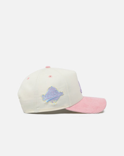 New Era Atlanta Braves 'Easter Corduroy' 9FORTY A-Frame Snapback White/Pink