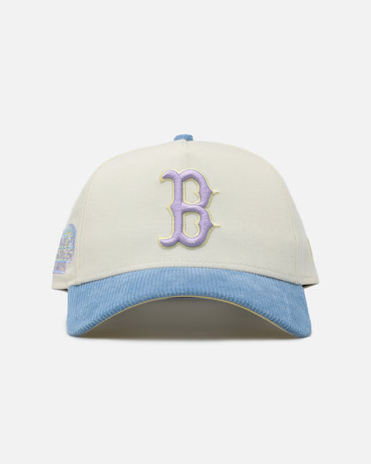New Era Boston Red Sox 'Easter Corduroy' 9FORTY A-Frame Snapback White/Blue
