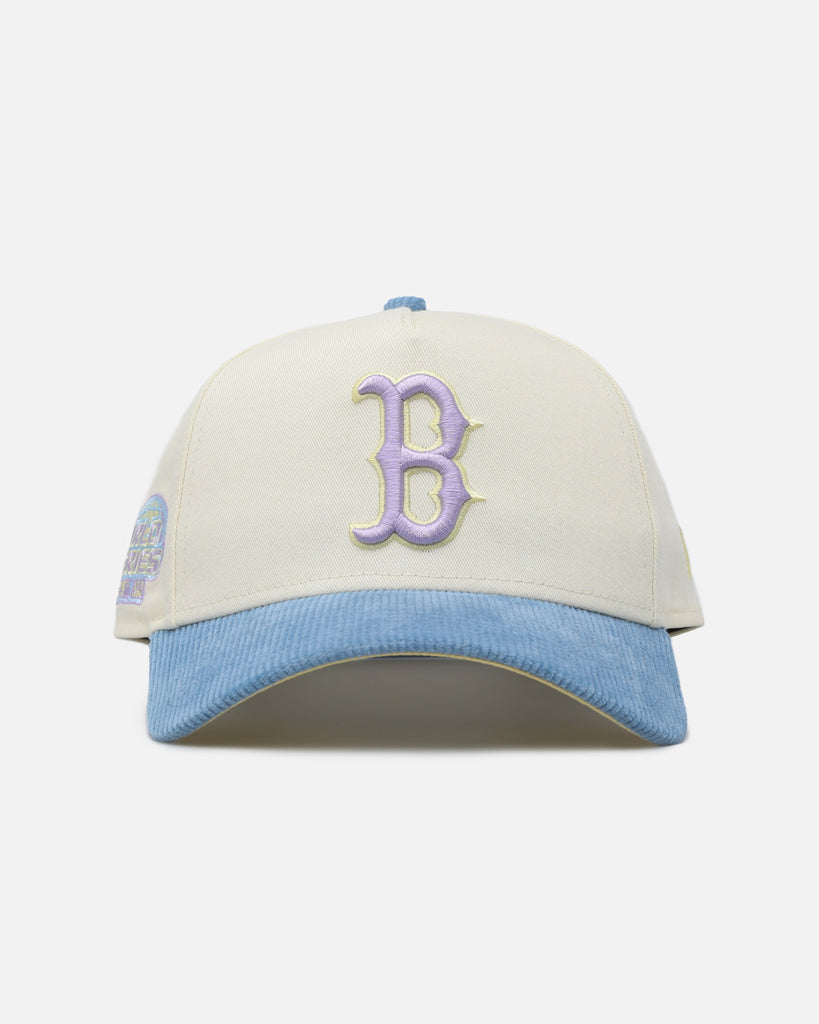 New Era Boston Red Sox 'Easter Corduroy' 9FORTY AFrame Snapback White