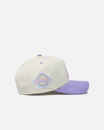 New Era Houston Astros 'Easter Corduroy' 9FORTY A-Frame Snapback White/Lilac