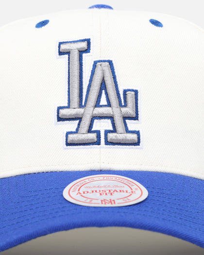 Mitchell & Ness Los Angeles Dodgers Go Team Go Snapback White Cream/Blue