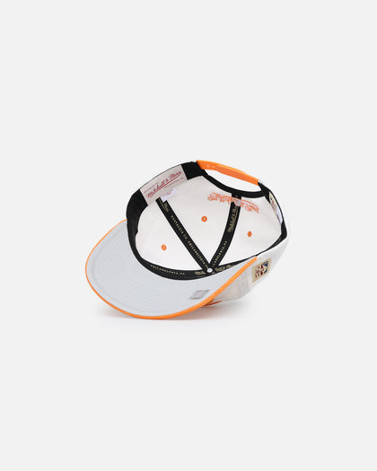 Mitchell & Ness Chicago Bulls Pastel Corduroy Snapback White Cream/Orange