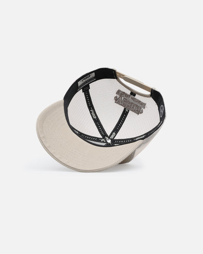 Pro Standard Vegas Golden Knights Pinch Front Trucker Snapback Taupe