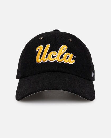 47 Brand UCLA Bruins Wooly Clean Up Strapback Black