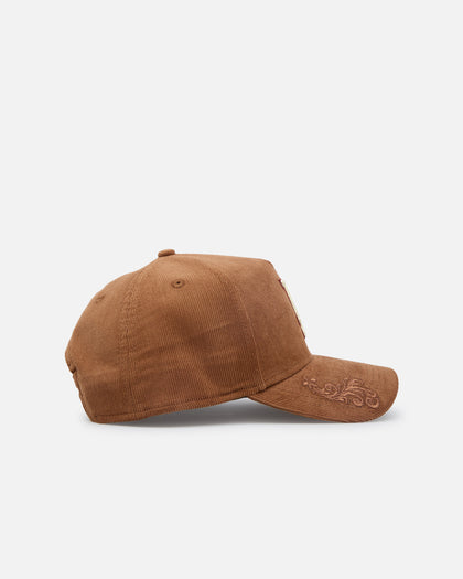 New Era Los Angeles Dodgers 'Ornamental Corduroy' 9FORTY A-Frame Snapback Tan