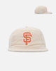 New Era San Francisco Giants 'Brushed Nylon Retro Crown' 9FIFTY Adjustable Strapback Cream