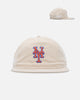 New Era New York Mets 'Brushed Nylon Retro Crown' 9FIFTY Adjustable Strapback Cream