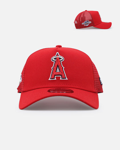 New Era Los Angeles Angels 9FORTY A-Frame Trucker Snapback OTC