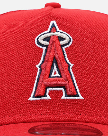New Era Los Angeles Angels 9FORTY A-Frame Trucker Snapback OTC