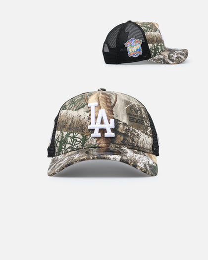 New Era Los Angeles Dodgers 9FORTY A-Frame Trucker Snapback Real Tree