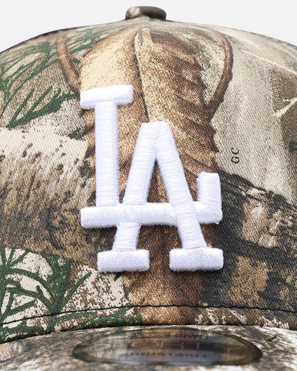New Era Los Angeles Dodgers 9FORTY A-Frame Trucker Snapback Real Tree