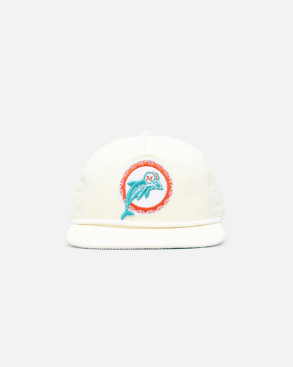 New Era Miami Dolphins 'Throwback Corduroy' Golfer Snapback Chrome