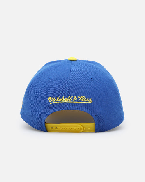 Mitchell & Ness Los Angeles Lakers 'College Twist' Pro Crown Snapback Blue/Yellow
